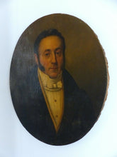 Load image into Gallery viewer, 1810 French Oil Painting Gentleman 18TH Portrait EMPIRE RENAISSANCE - Tableau