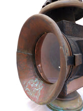 Load image into Gallery viewer, 19TH Antique XL Large Train locomotive Copper oil front Lamp Lantern headlight
