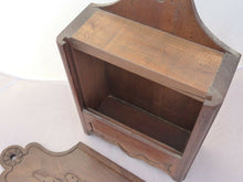 Load image into Gallery viewer, Antique French Provencal "Fariniere" / Flour Box Late 19TH Fishing Theme Walnut