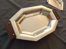Load image into Gallery viewer, CHRISTOFLE & ALFENIDE Rare SET Antique Bread crumb scoop & Fruits dish ART DECO