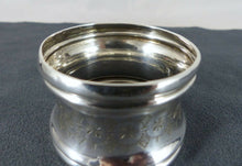 Load image into Gallery viewer, Antique French Sterling Silver Napkin Ring Guilloche Style Cartouche 19th