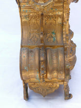 Load image into Gallery viewer, 22" XXL Gorgeous Antique French Bronze Lion Clock 19TH Paris movement Gothic