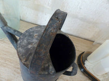 Load image into Gallery viewer, 20th Century French Watering Can with Black patina / Ancien Arrosoir Garden Zinc