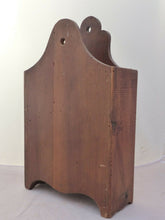 Load image into Gallery viewer, Antique French Provencal "Fariniere" / Flour Box Late 19TH Fishing Theme Walnut