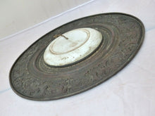 Load image into Gallery viewer, 12" Rare Antique 19TH French handpainted PLATE Copper framed sign. CHOISY LE ROY