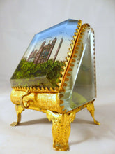 Load image into Gallery viewer, Antique Grand Tour Style Pocket Watch Casket Box Souvenir: Fourviere LYON FRANCE