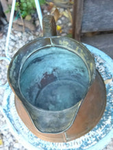 Load image into Gallery viewer, 19TH Century Gorgeous Antique French Copper Watering Can / Rustic Garden
