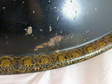 Load image into Gallery viewer, 28" Antique 19th C. French Victorian Hand Painted Tole Metal Toleware Oval Tray