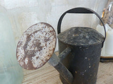 Load image into Gallery viewer, 20th Century French Watering Can with Black patina / Ancien Arrosoir Garden Zinc