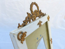 Load image into Gallery viewer, Antique French Bronze Photo Miniature Portrait Frame Eagle Empire Appliques 19TH