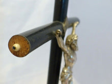 Load image into Gallery viewer, 19TH Antique French 1860 Turned Blacked Wood Christ Crucifix Religious 20" tall