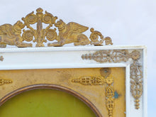 Load image into Gallery viewer, Antique PAIR French Bronze Photo Miniature Portrait Frame Sphynx Appliques 19TH