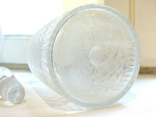 Load image into Gallery viewer, 14" Large XL Antique Blown & Cut Glass Carafe Decanter / 19TH