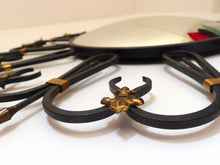 Load image into Gallery viewer, OMG RARE Mid-Century French Round Iron Framed Convex Mirror 1950