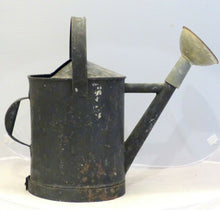 Load image into Gallery viewer, 20th Century French Watering Can with Black patina / Ancien Arrosoir Garden Zinc