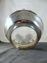 Load image into Gallery viewer, Antique French Fruit Bowl Dish Crystal & Sterling Silver 925 Corbeille Plat