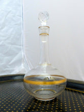 Load image into Gallery viewer, BACCARAT- ANTIQUE SET NIGHT SERVICE 19TH French Blowned Crystal Gilded 5 pieces