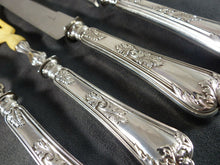 Load image into Gallery viewer, Antique French Sterling Silver 4pieces Salad & Carving Set Napoleon III era 1870