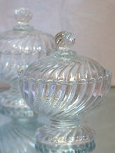 Load image into Gallery viewer, BACCARAT BAMBOU - Gorgeous PAIR 2x Candy Box Crystal Covered Box Bamboo 1930