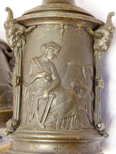 Load image into Gallery viewer, SUPERBE PAIRE DE LAMPES A REGULATEUR XIXème - PAIR OF LAMPS XIXth  Antique Theme