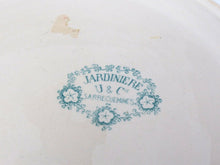 Load image into Gallery viewer, Antique French Floral Ceramic Toilet set Pitcher & Basin bowl SARREGUEMINES 1900