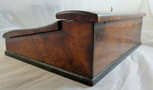 Load image into Gallery viewer, Antique French Napoleon III Marquetry Inlay 13" Ecritoire Writer's Box Boulle