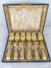 Load image into Gallery viewer, 1900 Beautiful Silver And Vermeil Coffee or Tea Service Set Box By L. PIERROT