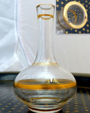 Load image into Gallery viewer, BACCARAT- ANTIQUE SET NIGHT SERVICE 19TH French Blowned Crystal Gilded 5 pieces