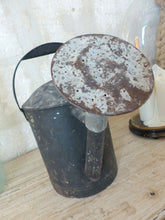 Load image into Gallery viewer, 20th Century French Watering Can with Black patina / Ancien Arrosoir Garden Zinc
