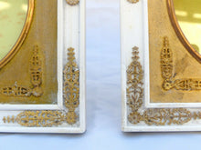 Load image into Gallery viewer, Antique PAIR French Bronze Photo Miniature Portrait Frame Sphynx Appliques 19TH