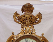 Load image into Gallery viewer, 22" XXL Gorgeous Antique French Bronze Lion Clock 19TH Paris movement Gothic