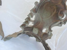 Load image into Gallery viewer, 21"HUGE French Antique Ormolu Bronze Pair Andirons Furniture Pediment Mount 19TH