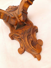 Load image into Gallery viewer, Vintage PAIR French Carved Wood Shell Rococo Wall Light Sconce Louis XV Rare