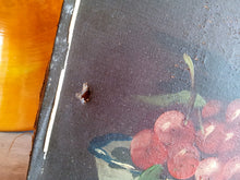 Load image into Gallery viewer, Superbe paire ancien tableau peinture nature morte fruit 1900 déco charme signé