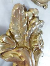 Load image into Gallery viewer, SERIE 4 ORNEMENTS XIXème LAITON Doré - LARGE SET OF 4 ORNAMENT XIXth / 19x11 cm