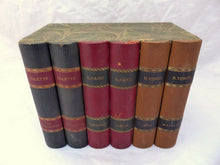 Load image into Gallery viewer, 1930'S Antique French Faux Books Leather Wood Decoration Fake - #2