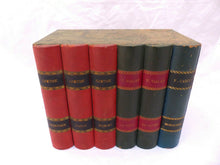 Load image into Gallery viewer, 1930'S Antique French Faux Books Leather Wood Decoration Fake - #4