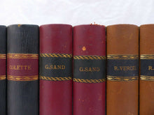 Load image into Gallery viewer, 1930'S Antique French Faux Books Leather Wood Decoration Fake - #2