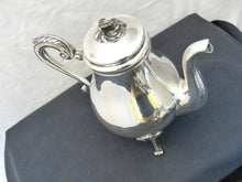 Load image into Gallery viewer, CHRISTOFLE MARLY Coffee &amp; Tea Service Creamer Sugar Bowl 4 pieces Nice Condition
