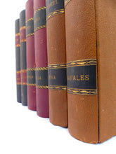 Load image into Gallery viewer, 1930'S Antique French Faux Books Leather Wood Decoration Fake - #2