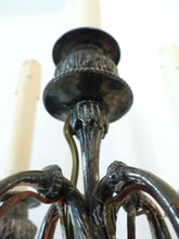 Load image into Gallery viewer, Gorgeous 19th Antique Candelabra Silverplated Bronze Louis XVI style - 5 lights
