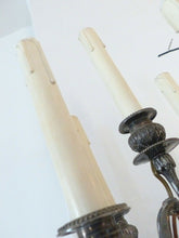 Load image into Gallery viewer, Gorgeous 19th Antique Candelabra Silverplated Bronze Louis XVI style - 5 lights