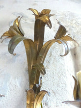 Load image into Gallery viewer, Gorgeous Gilded Brass Wall Light Sconce 70's Regency Mid Century HANS KOGL style