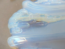Load image into Gallery viewer, Gorgeous Set 3 Anglewall Light Sconces ART DECO Opalescent Glass signed EZAN