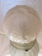 Load image into Gallery viewer, Gorgeous vintage French ART DECO Lamp or Ceiling- Molded Glass Ball