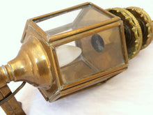 Load image into Gallery viewer, Gorgeous Vintage French Wall Light Lantern Sconce Gilded Bronze Eagle Empire