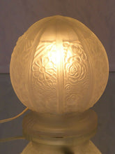 Load image into Gallery viewer, Gorgeous vintage French ART DECO Lamp or Ceiling- Molded Glass Ball