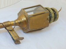 Load image into Gallery viewer, Gorgeous Vintage French Wall Light Lantern Sconce Gilded Bronze Eagle Empire