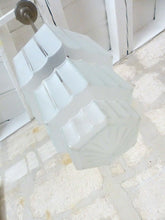 Load image into Gallery viewer, Gorgeous Antique French ART DECO Ceiling Suspension Chandelier 1930 Skyscraper