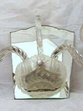 Load image into Gallery viewer, Antique Pair Italian Sconces Wall Light Murano Mirror 1930 Venitian Blown Glass